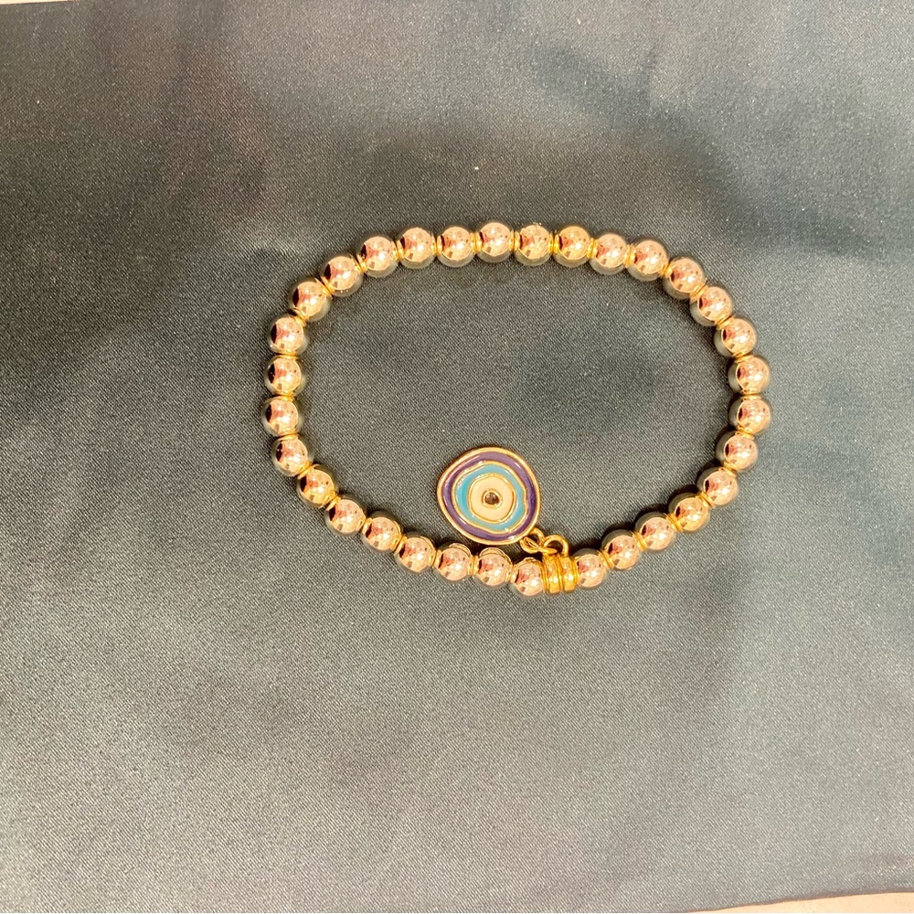 Gold plated evil eye bracelet ❤️